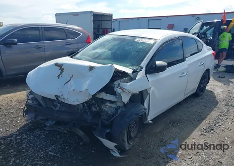 2016 Nissan Sentra S z USA, uszkodzony, nr VIN 3N1AB7AP5GY234642